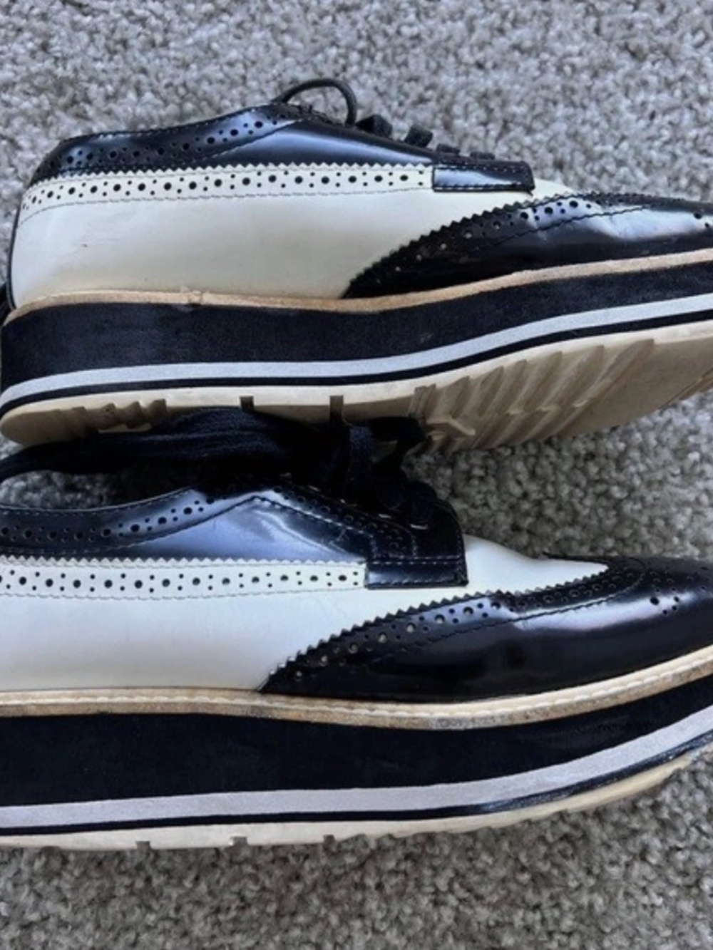AUTHENTIC PRADA OXFORD Loafers woman 36 - Picture 9 of 11